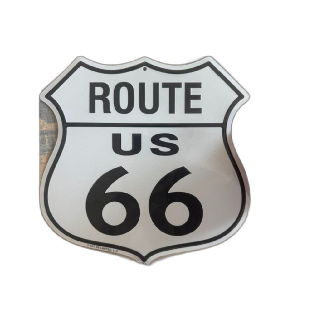 Route 66 small metal sign